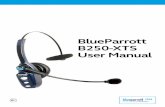 BlueParrott B250-XTS User Manual - Jabra...B250-XTS User Manual PAGE 7 CHARGING THE HEADSET BATTERY POWER INDICATORS Connect the USB charging cord to the headset and the other end