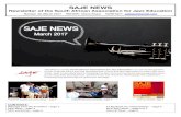 SAJE NEWSLETTER #40 - to do · SAJE NEWS The 5th SAJE Jazz Festival will take place from 28 to 30 April 2017. April is Jazz Appreciation Month. ABOUT: The Festival is a biennial event