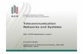 Telecommunication Networks and Systemswajda/3Y_TNaS/TNaS_L3_ATM_AAL_KW_2018_… · Telecommunication Networks and Systems AAL (ATM Adaptation Layer) Krzysztof Wajda Department of