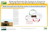 Reduced Pesticide Fly Control to Conserve Dung Beetles and ......systemic fly and parasite pesticides and a substantial reduction in topical pesticides can allow dung beetles and other