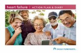 FOLD FOLD heart failure ACTION PLAN & DIARY...Ideas for Heart Failure Action Plans Check off the actions that you are willing to do to manage your heart failure and stay healthy: r