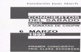 6 MARZO 1999recursos.march.es/culturales/documentos/conciertos/cc295.pdf · que conmemora el 150 aniversario de la muerte del músico, oire-mos las cuatro Sonatas y el Trío, además