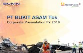 PT BUKIT ASAM Tbk · 9 Launch a new logo to integrate with MIND ID. 5 Coal Production Production CAGR EBITDA Margin Weighted Average Stripping Ratio n.m. n.m. n.m. 4.6x 4.8x 4.9x