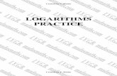 logarithms practice - MadAsMaths€¦ · LOGARITHMS PRACTICE . Created by T. Madas Created by T. Madas SIMPLIFYING EXPRESSIONS . Created by T. Madas Created by T. Madas ... log (125