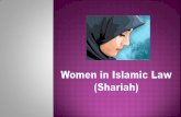 What is Shariah/Islamic Law? - Farnham€¦ · What is Shariah/Islamic Law? "centre piece and backbone of the religion of Islam." Based on Qur’an and Sunnah Qur’an – revealed