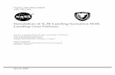 Simulation of X-38 Landing Scenarios With Landing …mln/ltrs-pdfs/NASA-2000-tm210078.pdfMarch 2000 NASA/TM-2000-210078 ARL-TR-2144 Simulation of X-38 Landing Scenarios With Landing