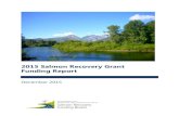 2015 SRFB Funding Report - RCOSnake River Salmon Recovery Board 8.88% $1,598,400 Upper Columbia Salmon Recovery Board 10.85% $1,953,000 Washington Coast Sustainable Salmon Partnership