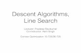 Descent Algorithms, Line SearchFigure2.5 Steepest descent direction for a function of two variables. takesonitsminimumvalueof −1atθ " π radians.Inotherwords,thesolutionto(2.12)is