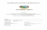 ALFRED NZO DISTRICT MUNICIPALITY Document... · Copies of the bid documents may be obtained from the offices of Alfred Nzo District Municipality, Erf 1400 Ntsizwa Street, Mount Ayliff,
