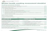 Mental Health Smoking Assessment Checklist/media/Files/Corporate/general docu… · 1 Smoking assessment checklist Assess smoker status/nicotine addiction – Fagerström test (see
