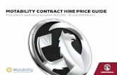 MOTABILITY CONTRACT HIRE PRICE GUIDE · Contents OnStar 3 Best Value Offers – Manual 4 Best Value Offers – Automatic 5 VIVA 6 ADAM 7 ADAM ROCKS AIR 9 Corsa 10 Astra hatchback