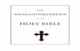 The Anaginoskomena of the Holy Bible - Orthodoxorthodox.cn/bible/anaginoskomena.pdf · Prayer of Manasses The Prayer of Manassehor, The Prayer of Manasses King of Judah When He Was