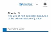 Annex CHAPTER 1 - OHCHR · Facilitator’s Guide Chapter 9 General principles VI Legal safeguards (1) The principle of legality must be fully respected in the resort to non-custodial