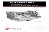 MVP & MVP HYDRA - · PDF file MVP Hydra ypass Setup 17 MVP & MVP Hydra, Last Show rewed 17- Operation 18-20 Programming - Handheld ontroller 21-32 Menu Level 1 - Operations 22-25 Factory