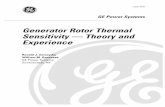 GER 3809 - Generator Rotor Thermal Sensitivity: Theory and ... · Generator Rotor Thermal Sensitivity — Theory and Experience GE Power Systems GER-3809 (04/01) 3 300 350 Field Current