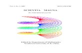 SCIENTIA MAGNA - University of New Mexicofs.unm.edu/ScientiaMagna3no3.pdf · Contributing to Scientia Magna Authors of papers in science (mathematics, physics, philosophy, psychology,