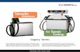 Legacy Series Gilbarco Veeder-RooYs Legacy electronics pumps and dispensers are the perfect solution for retailers who just need the basics. This series offers o rugged, dependable,