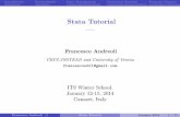 StataTutorial - DSEdse.univr.it/it/documents/it9/tutorial.pdf · Introduction Environment DataManagement StatisticalAnalysis Program/Output StataTutorial — FrancescoAndreoli CEPS/INSTEAD