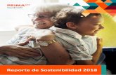 Reporte de Sostenibilidad Prima AFP 2018rsprimaafp.com · Acerca de nuestro reporte.....57 “Sangre Naranja”.....30. 01 Mensaje del Gerente General (102-14, 102-54) Sostenibilidad
