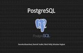 PostgreSQL - Masaryk Universitydisa.fi.muni.cz/wp-content/uploads/PostgreSQL-4.pdf · PostgreSQL release history 1999 - MVCC 2002- PL/Python 2005 - savepoints, two-phase commit, table