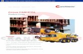 Grove GMK L - CraneTraderOnline · Grove GMK L *Denotes optional equipment Superstructure continued Hydraulic system 2 separate circuits, 1 axial piston variable displacement pump