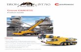Grove GMK4115 - Iron Stag Crane Service, Incironstagcrane.com/Charts/115t-Grove-GMK4115.pdf · 2020-03-23 · Grove GMK4115 Product Guide. Features •100 t (115 USt) capacity •11,3