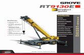 manitowocproduct guide features •130 ton (120 mt) capacity •42-160 ft. (12.8-48.8 m) 5-section, full power boom •36-59 ft (11-18 m) offsettable bi-fold swingaway extension •26