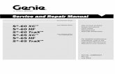 Service and Repair Manual - Genieliftmanuals.gogenielift.com/Parts And Service Manuals...Service and Repair Manual Serial Number Range S®-60 XC™ from S60XCH-45010 This manual includes: