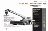 3300 Series - CraneNetwork.com€¦ · 3300 Series specifications Carrier Frame High strength alloy steel constructed with integral outrigger housings; front and rear lifting, towing,