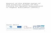 Report of the ENQA panel of the external review of The ... · Report of the ENQA panel of the external review of The Centre for Quality Assessment in Higher Education (SKVC) March