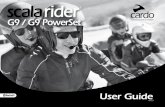 G9 / G9 PowerSet - Cardo · The scala rider G9 is waterproof and dustproof. However, when in use, the USB silicone cover should be kept tightly closed to prevent moisture from entering