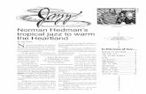 Norman Hedman's tropical jazz to warm the Heartlandbermanmusicfoundation.org/news301.pdf · Norman Hedman's tropical jazz to warm the Heartland ... phoniSts, a trumpeter and a trombon
