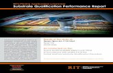 RIT’s Printing Applications Laboratory Substrate …...RIT’s Printing Applications Laboratory Substrate Qualification Performance Report Results of the study of: Sappi Spectro