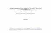 Welfare and Poverty Impacts of Policy Reforms in Bangladesh: A General Equilibrium ... · 2004-10-26 · Welfare and Poverty Impacts of Policy Reforms in Bangladesh: A General Equilibrium