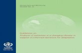 Guidelines on Analysis of extremes in a changing climate in … · 2020-04-02 · June 2009 Guidelines on Analysis of extremes in a changing climate in support of informed decisions