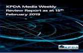 KPDA Media Weekly Review Report as at 15 February 2019 Media Weekly... · SWAZURI TEAM EXITS WITH NEGATIVE APPRAISAL Members of Parliament have delivered a harsh verdict over the