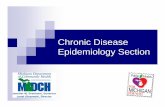 E.Chronic Disease Epidemiology Section - Michigan · Chronic Disease Epidemiology Section. Sarah Lyon-Callo, Manager Sarah Lyon-Callo, Manager ... Council of State & Territorial Epid