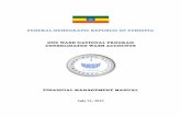 FEDERAL DEMOCRATIC REPUBLIC OF ETHIOPIA ONE WASH …€¦ · FEDERAL DEMOCRATIC REPUBLIC OF ETHIOPIA ONE WASH NATIONAL PROGRAM CONSOLIDATED WASH ACCOUNTS FINANCIAL MANAGEMENT MANUAL