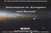 Innovations in Aerospace and Beyondpnwaiaa.org/wp-content/uploads/2016/11/2016... · them are using EP systems built be Aerojet Rocketdyne in Redmond, WA. These flight systems include