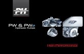 PW & PWe - Poclain€¦ · 4 Hydraulic Pumps PW & PWe | High Performance Hydraulic Pumps PW & PWe | High Performance 5 Quality Power density 3850 rpm 500 bar B y making the most of