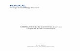 RIGOL · 2017-11-17 · RIGOL II MSO1000Z/DS1000Z Programming Guide Document Overview This manual provides guidance on how to use the SCPI commands in programming to realize remote
