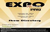 Page 7 -11 Exhibitor Directory Listings - VAPPA - Home Expo Directory.… · Charles River Apparel NN 15 Roanoke16 Cupps Sales Group NN 74,75,76 Roanoke 86,87 Dyenomite Apparel NN