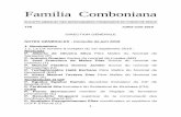 Familia Comboniana · 1 Familia Comboniana BULLETIN MENSUEL DES MISSIONNAIRES COMBONIENS DU COEUR DE JÉSUS 776 Juillet-août 2019 DIRECTION GÉNÉRALE NOTES GÉNÉRALES - Consulte