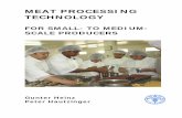MEAT PROCESSING TECHNOLOGY - Semantic Scholar · meat processing technology for small- to medium-scale producers gunter heinz peter hautzinger food and agriculture organization of