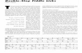 PDF template - Glenn Weiser Stop.pdf · country music, double- stop fiddle licks are the prime SOUrce. explain how they work, and put them all together in a version of the famous