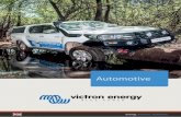 Automotive - Victron Energy · Automotive The automotive market comprises a broad range of applications requiring a reliable power supply. In vehicles such as fire engines, ambulances