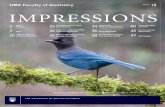 IMPRESSIONS - Home | UBC Dentistry · PDF file For the fourth year in a row, UBC Dentistry is Canada’s top dental school according to QS World University Rankings for 2018. Of the