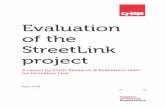 Evaluation of the StreetLink project - Homeless Link · Evaluation of the StreetLink project . A report by Crisis Research & Evaluation team for Homeless Link April 2018 . About Crisis