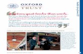 If actions speak louder than words - Oxford Preservation Trust If actions speak louder than words