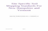 Site Specific Soil Mapping Standards For New Hampshire and … · SITE-SPECIFIC SOIL MAPPING STANDARDS FOR NEW HAMPSHIRE AND VERMONT TABLE OF CONTENTS Page Introduction 4 NRCS Order
